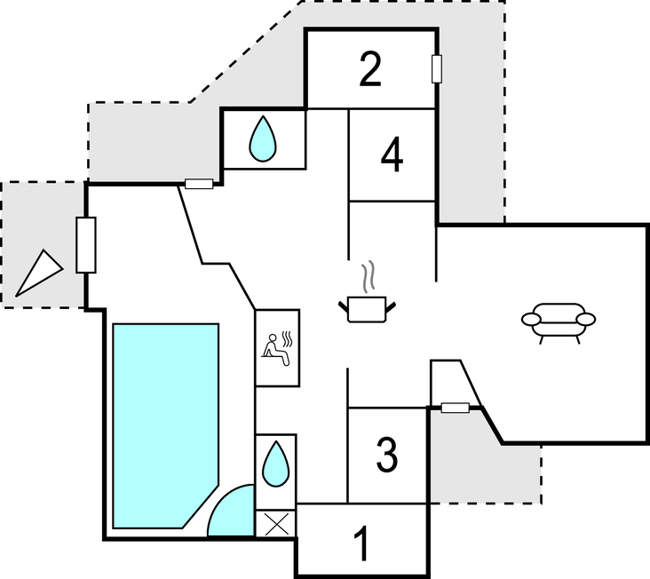 Feriehuse - Kjul Strand , Danmark - A03855 