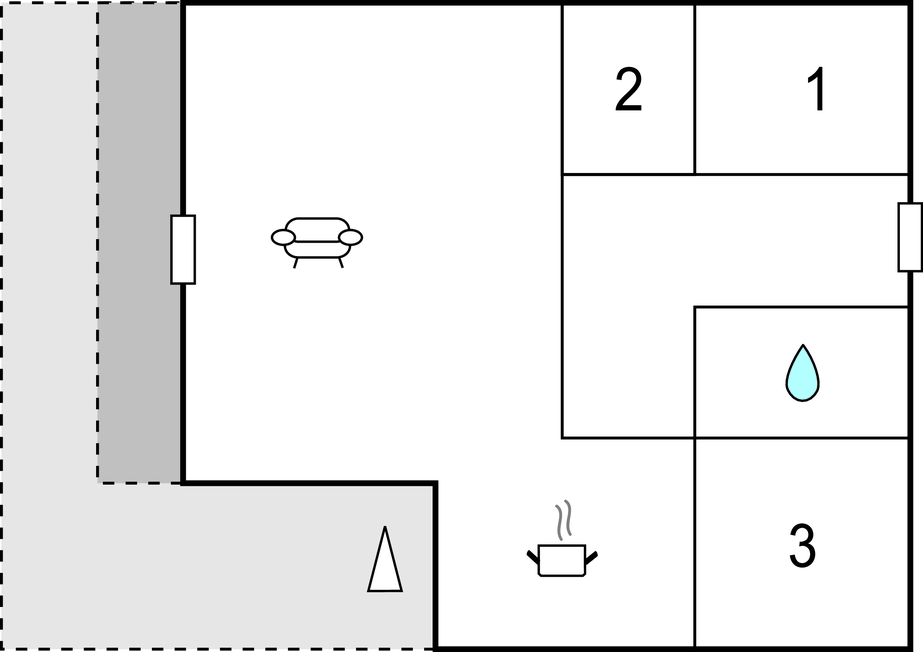 Feriehus - Nr. Lyngby , Danmark - A07503