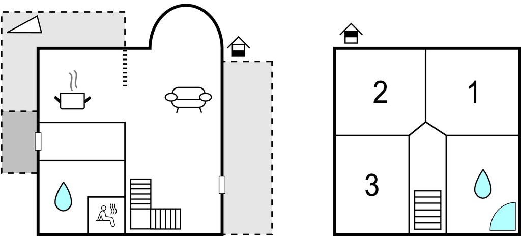 Semesterhus - Havneby Strand , Danmark - A1067 