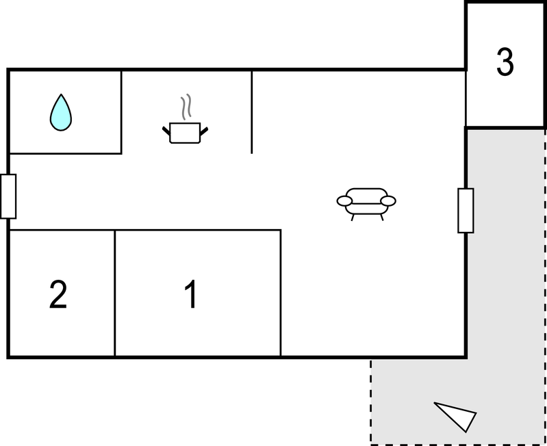 Feriehuse - Ålbæk strand , Danmark - A17191 