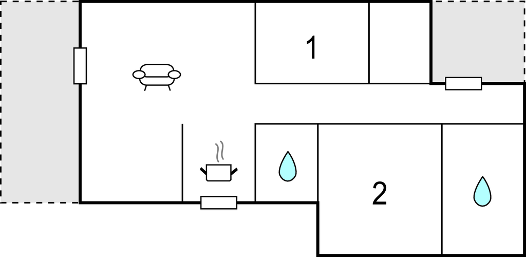Feriehuse - Ålbæk , Danmark - A18036 