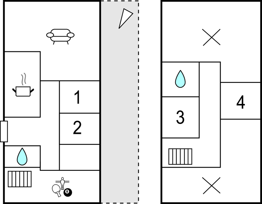 Feriehuse - Bratten Strand , Danmark - A20214 