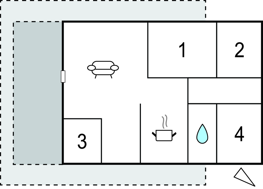 Feriehuse - Bratten Strand , Danmark - A20010 