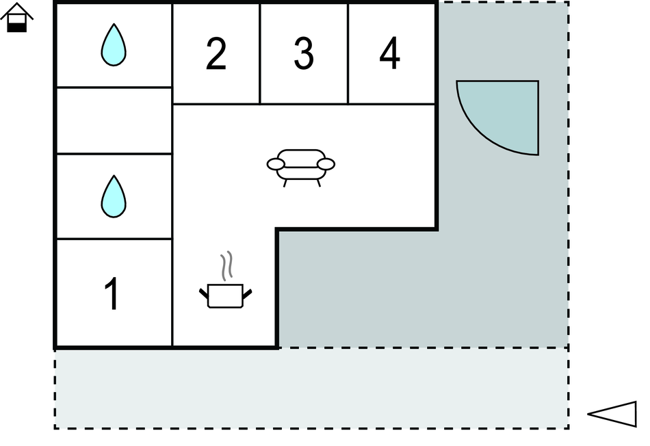 Semesterhus - Lyngså Strand , Danmark - A26602 