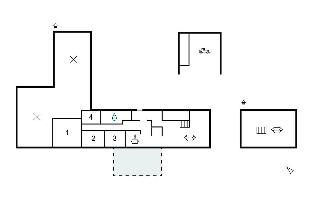 Feriehuse - Aså Strand , Danmark - A27363 