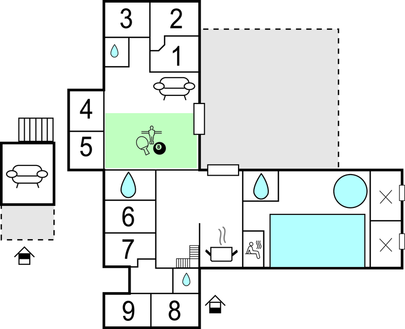 Feriehuse - Ho-Blåvand , Danmark - A3011 