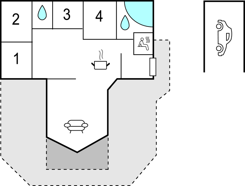 Semesterhus - Houstrup , Danmark - A3106 