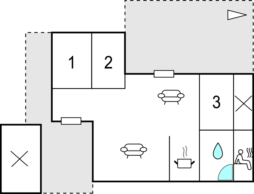 Feriehuse - Bjerregård Strand , Danmark - A3544 