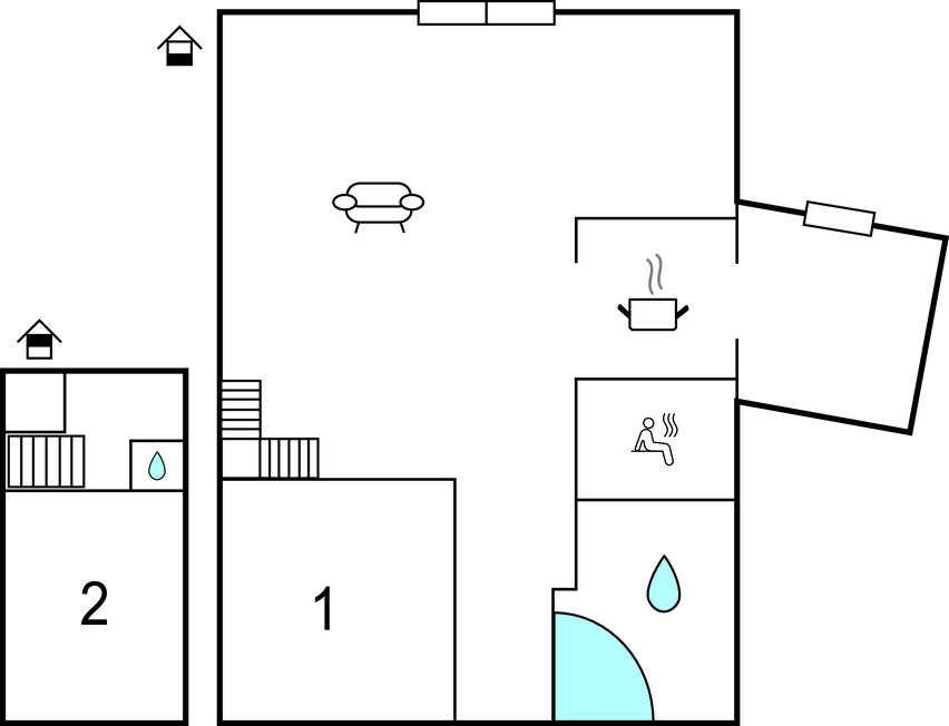 Feriehuse - Blåvand Strand , Danmark - A3536 