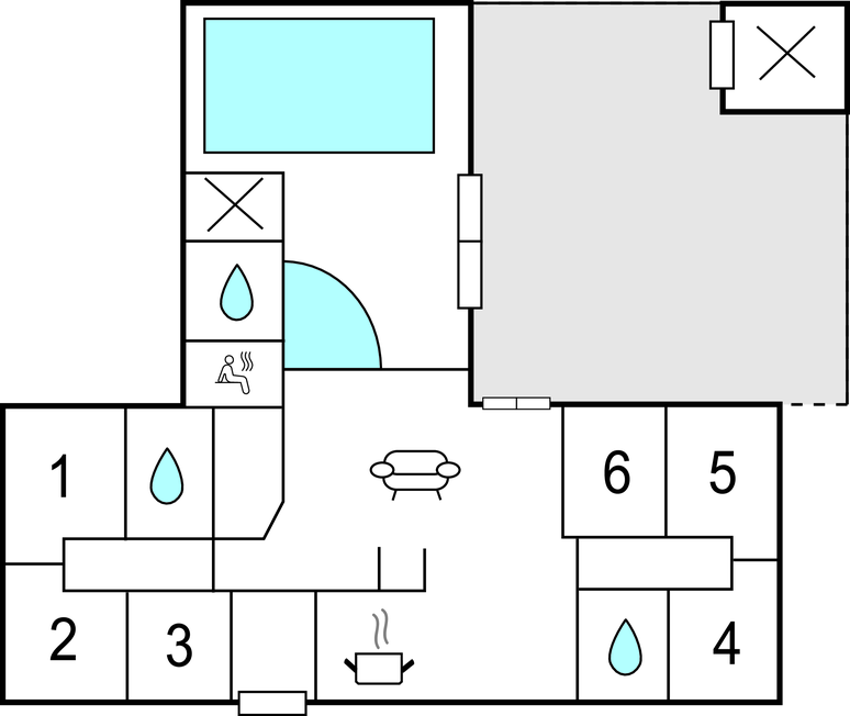 Semesterhus - Vedersø Klit/Vester Husby , Danmark - A4212 