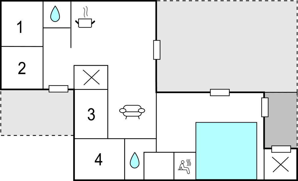 Feriehuse - Klegod Strand , Danmark - A4309 