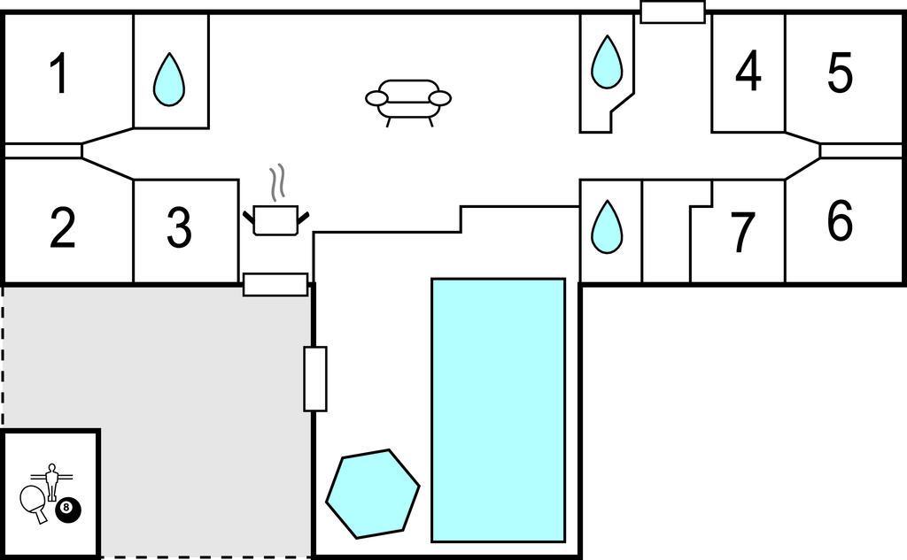 Semesterhus - Vedersø Klit , Danmark - A4415 