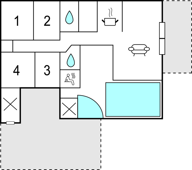 Feriehuse - Vejlby Klit , Danmark - A5012 