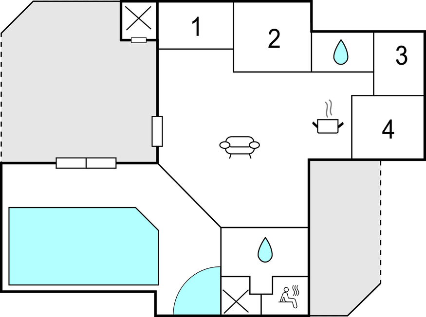 Ferienhaus - Kærgården/Krik Vig , Dänemark - A6256 