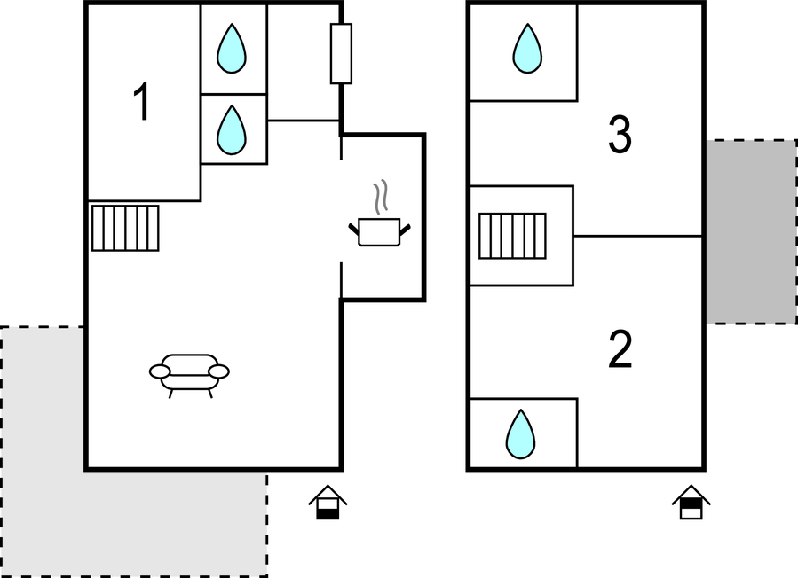 Feriebolig Ferienhaus mit Sauna