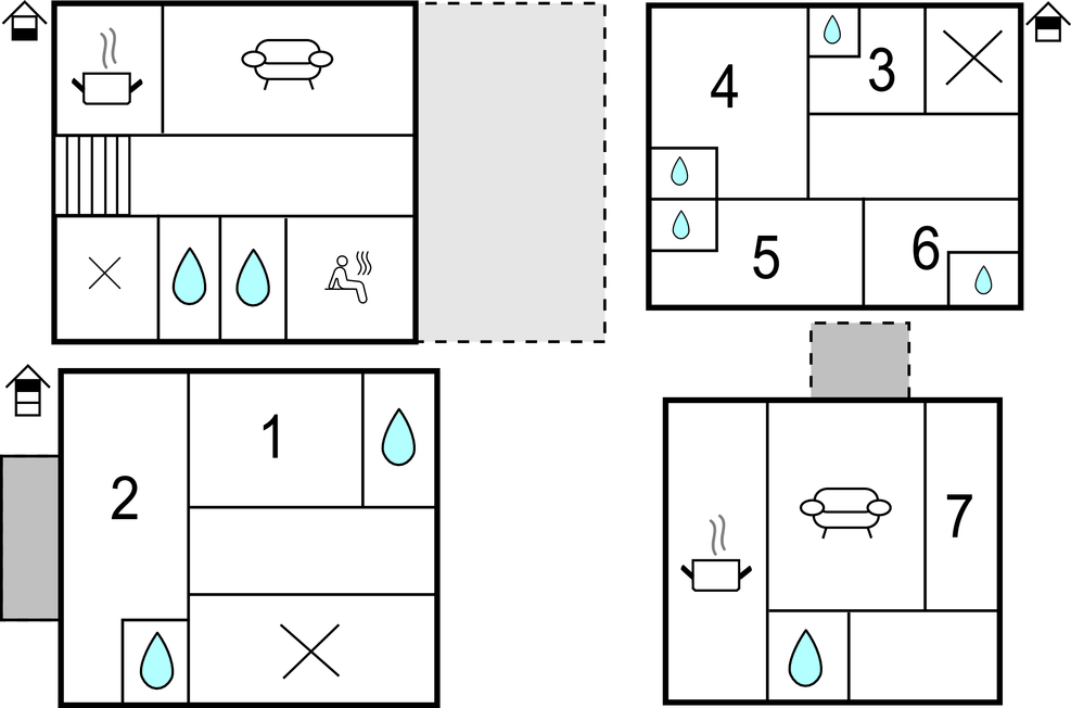 Appartement Ferienwohnung mit Badeteich