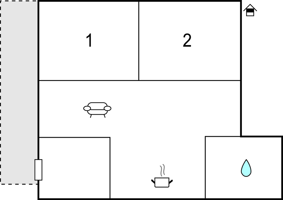 Appartement Ferienwohnung mit Balkon