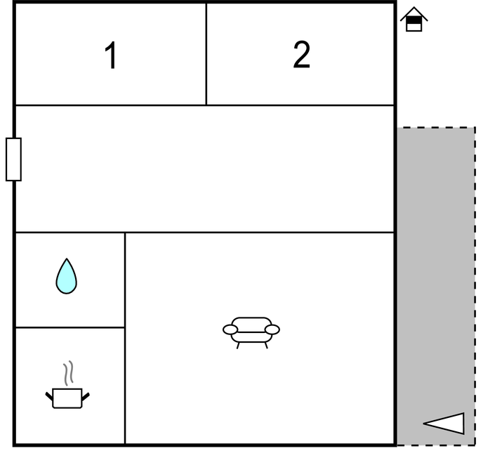 Appartement schoene Ferienwohnung Fuegen