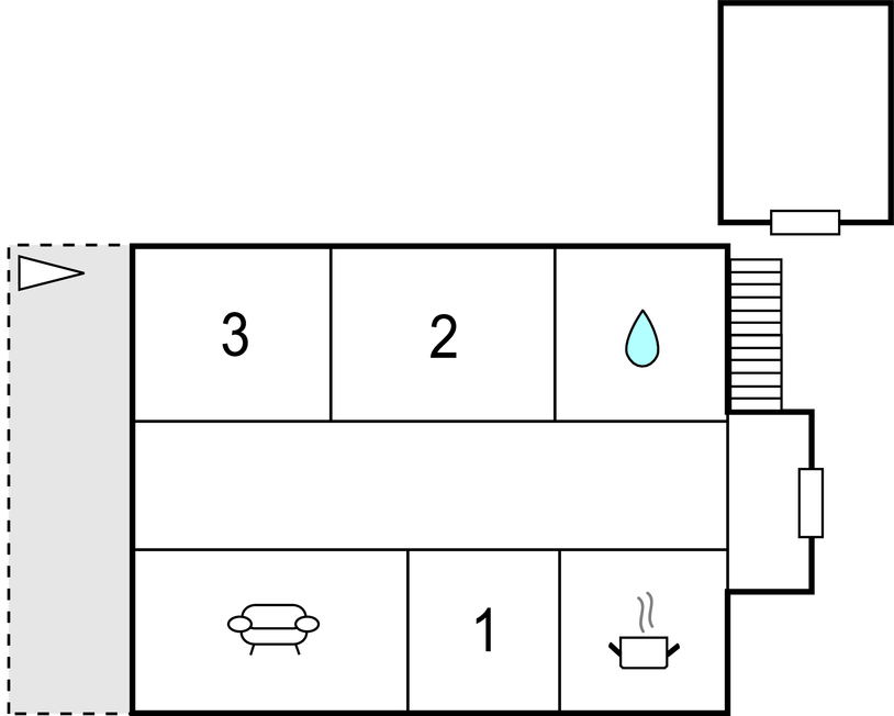 Lejlighed groeßere Ferienwohnung Itter