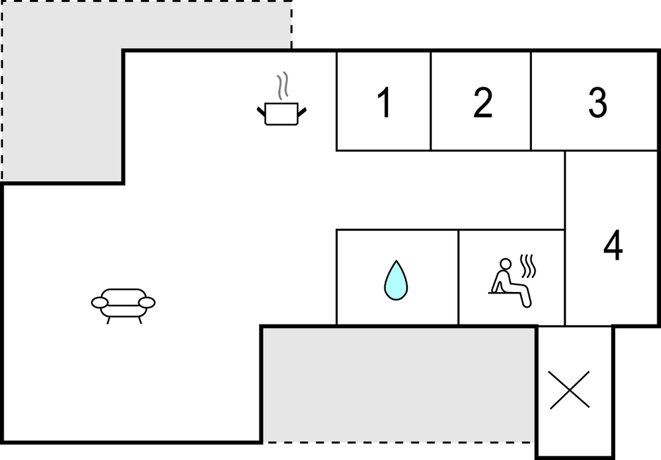 Feriehuse - Klitmøller strand , Danmark - B01017 