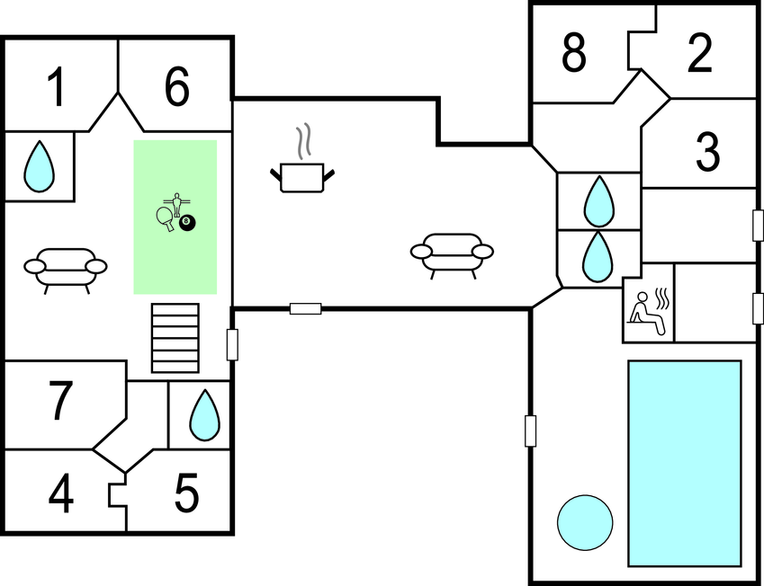 Feriehuse - Vorupør , Danmark - B17036 