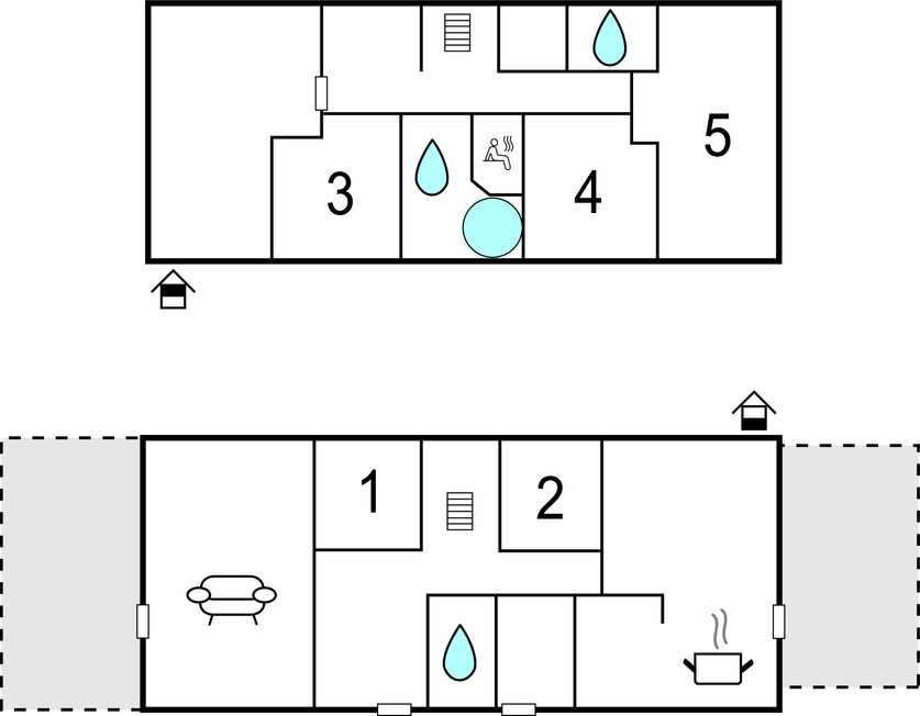 Feriehuse - Ansager , Danmark - B3255 