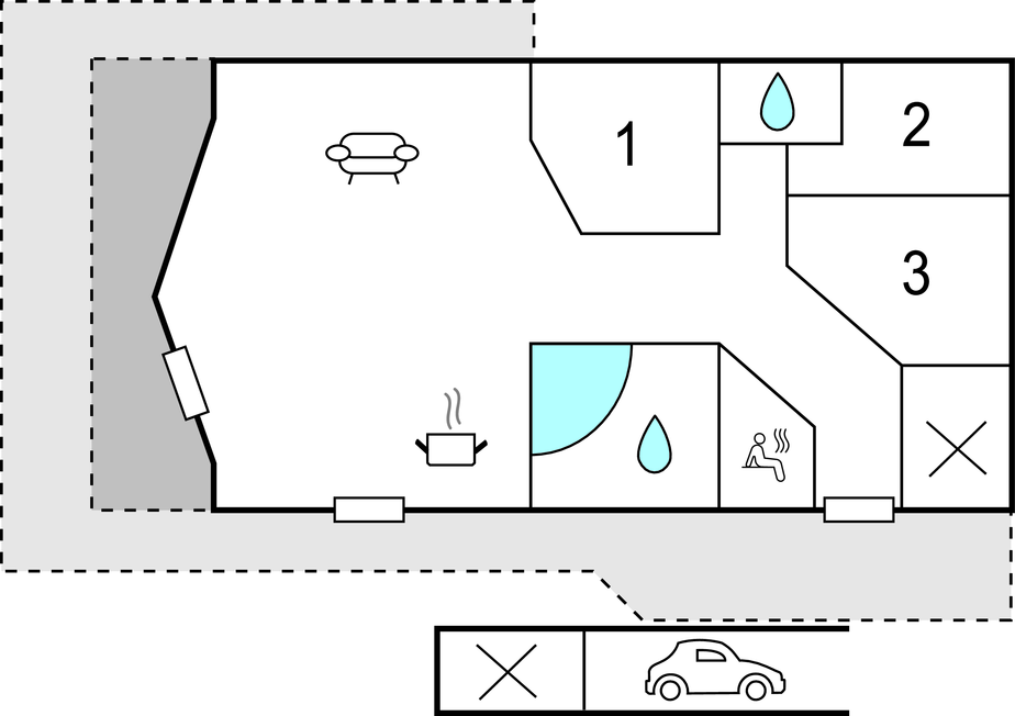Ferienhaus - Bork Havn , Dänemark - B3338 