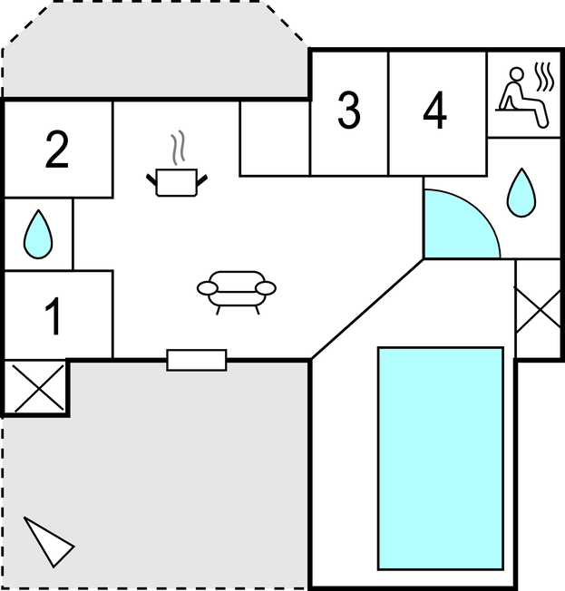 Ferienhaus - Kærgården/Vesterv. , Dänemark - B40042 