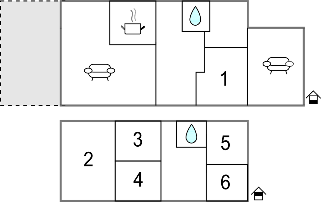 Feriehuse - Agger strand , Danmark - B40704 