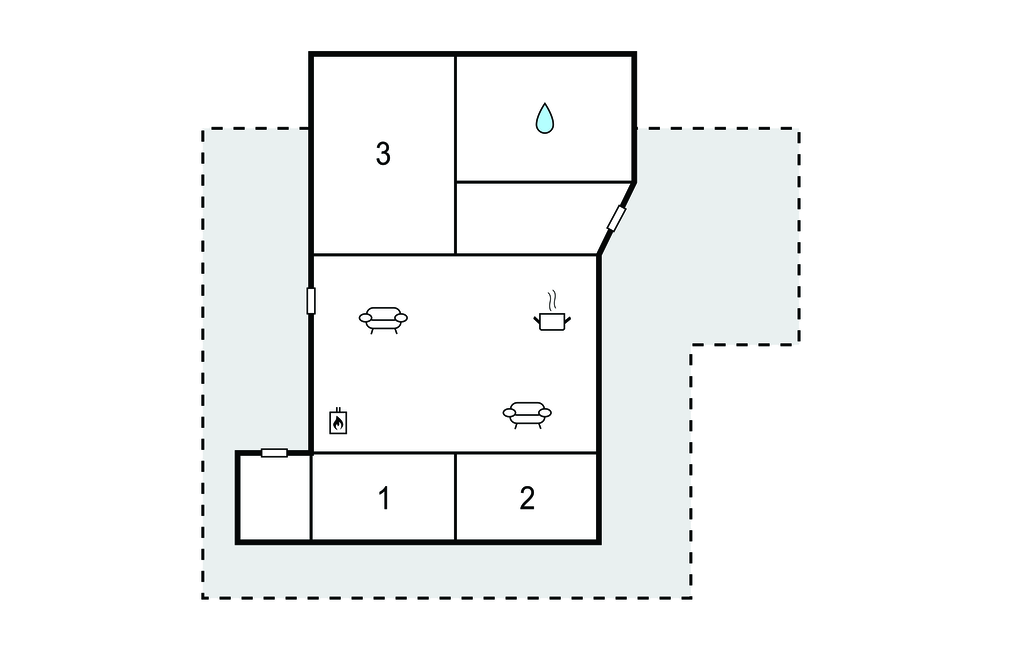 Feriehuse - Kærgården/Vesterv. , Danmark - B40027 