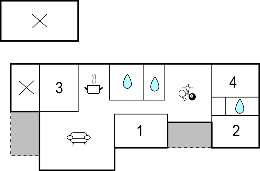 Feriehuse - Knud Strand , Danmark - B5118 