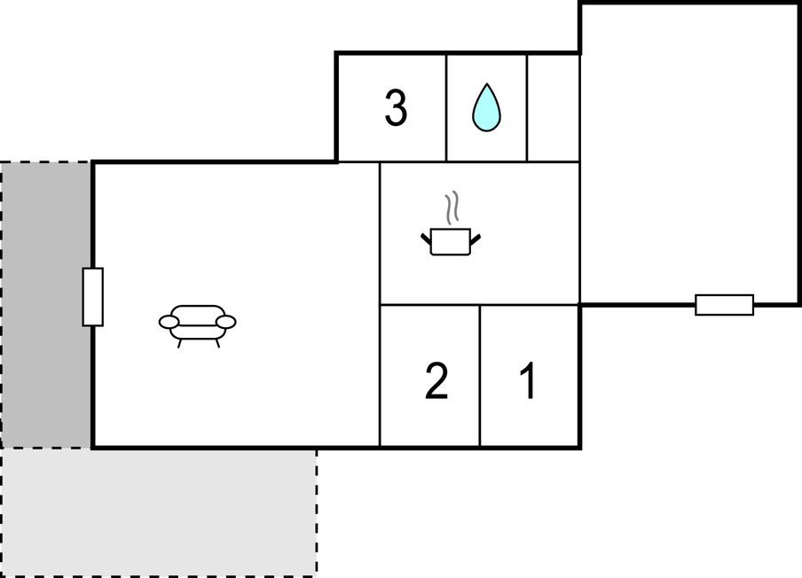 Feriehuse - Oddesund Strand , Danmark - B52021 
