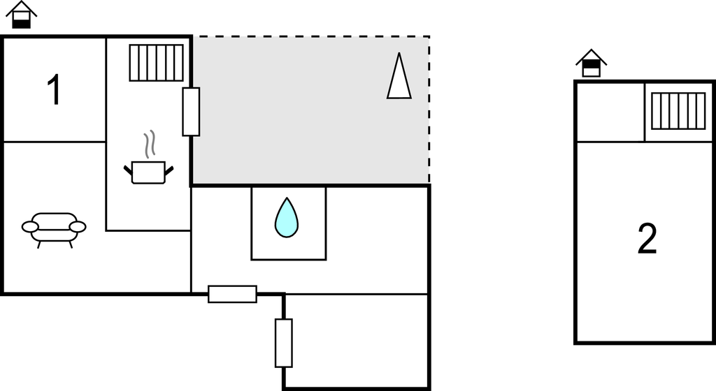 Feriehuse - Helligsø Drag , Danmark - B52501 