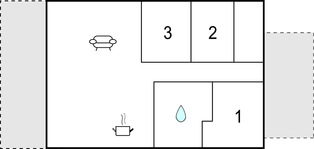 Feriehuse - Helligsø strand , Danmark - B52121 