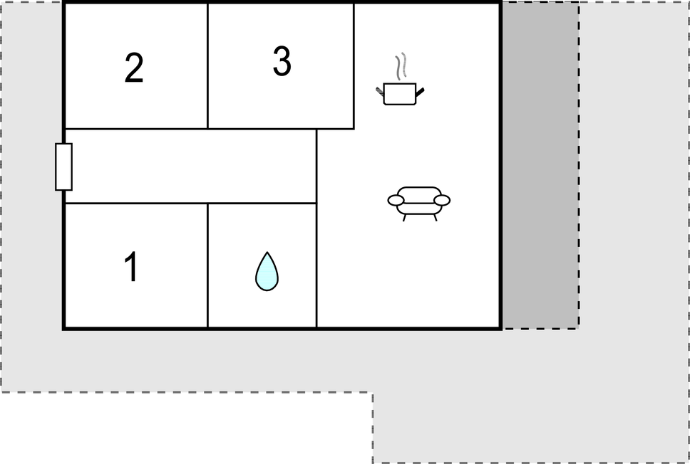 Feriehuse - Doverodde strand , Danmark - B52420 