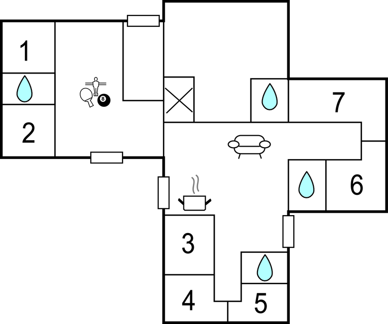 Ferienhaus - Ejsingholm , Dänemark - B5506 