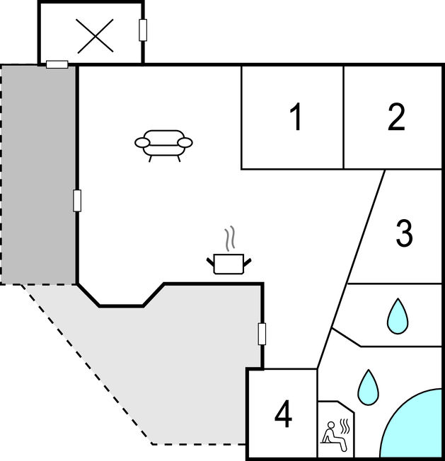 Feriehuse - Skyum Østerstrand , Danmark - B6028 