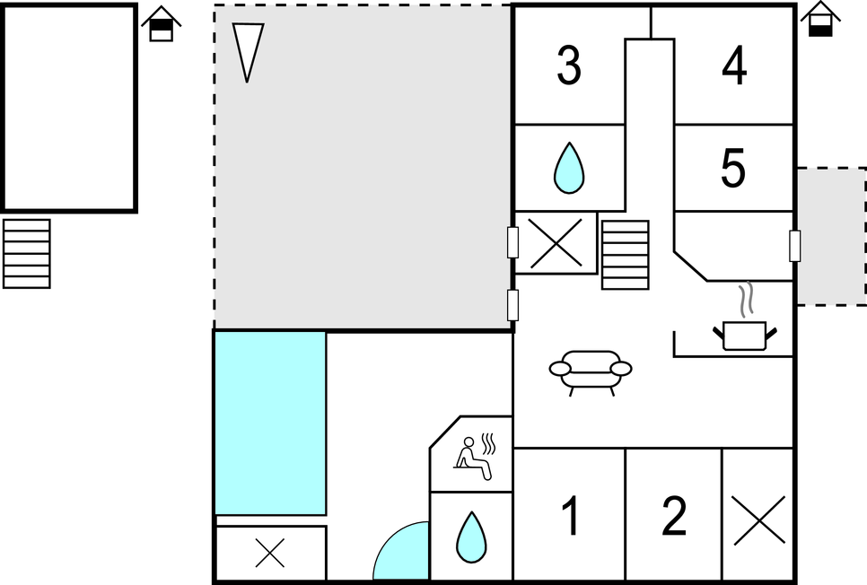 Semesterhus - Søndervig/Lodbjerg Hede , Danmark - C01326 