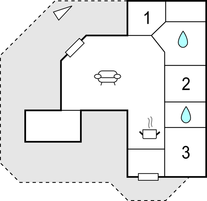 Feriehus - Søndervig/Lodbjerg Hede , Danmark - C01378 