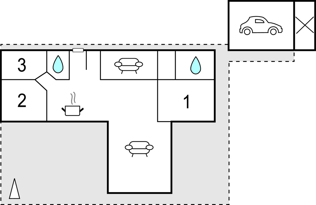 Semesterhus - Vester Husby , Danmark - C04157 