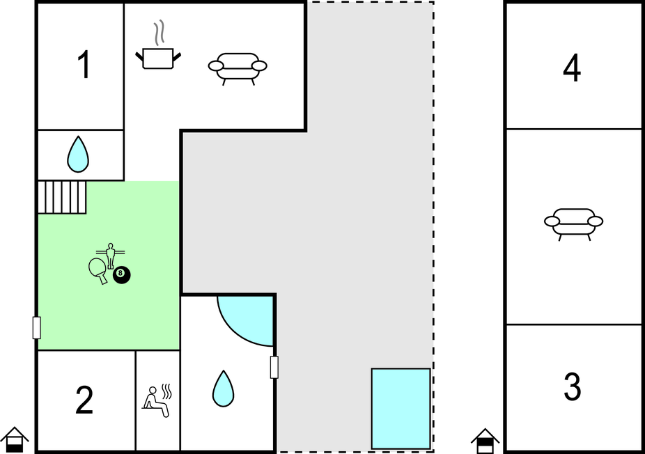 Feriehuse - Vedersø Klit , Danmark - C04057 