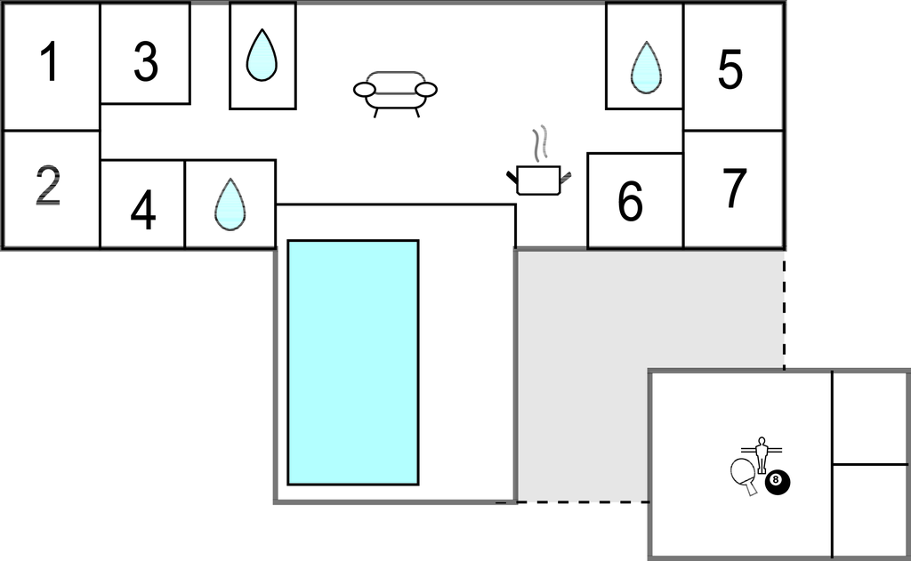 Feriehuse - Vester Husby , Danmark - C04379 