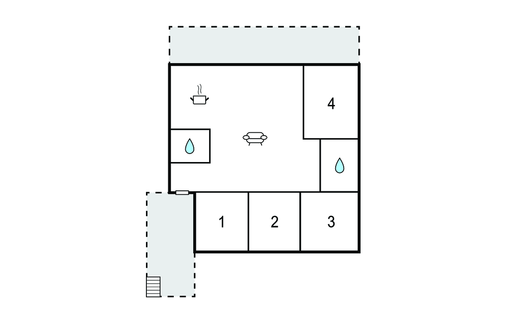 Feriehuse - Søndervig , Danmark - C06686 