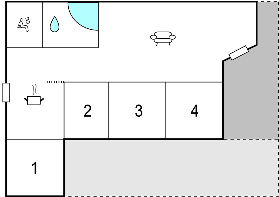Semesterhus - Rendbjerg Strand , Danmark - C1092 