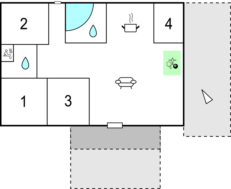 Semesterhus - Loddenhøj Strand , Danmark - C1137 