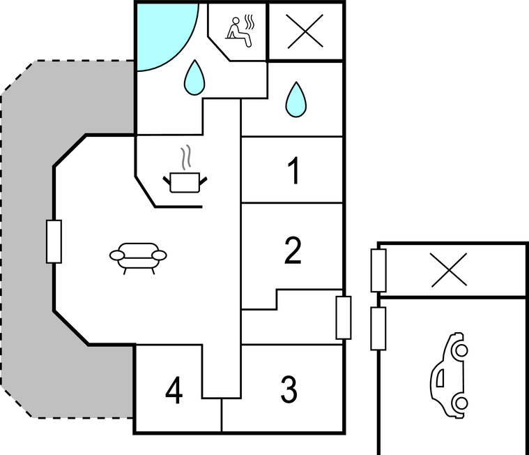Ferienhaus - Grønninghoved Strand , Dänemark - C2026 
