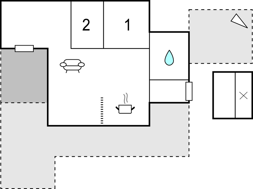 Semesterhus - Hejlsminde Strand , Danmark - C2033 