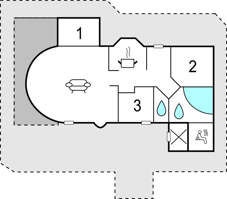 Semesterhus - Hejlsminde Strand , Danmark - C2038 