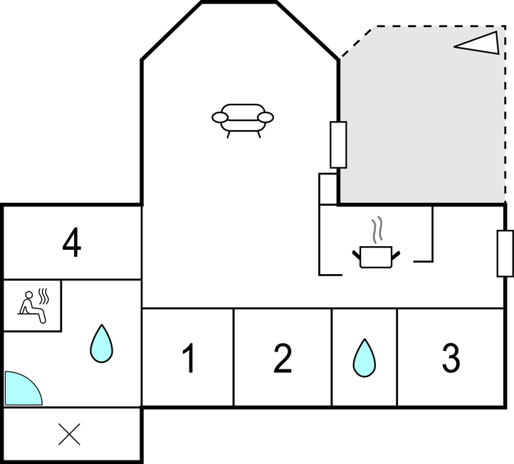 Feriehus - Klegod , Danmark - C21353 
