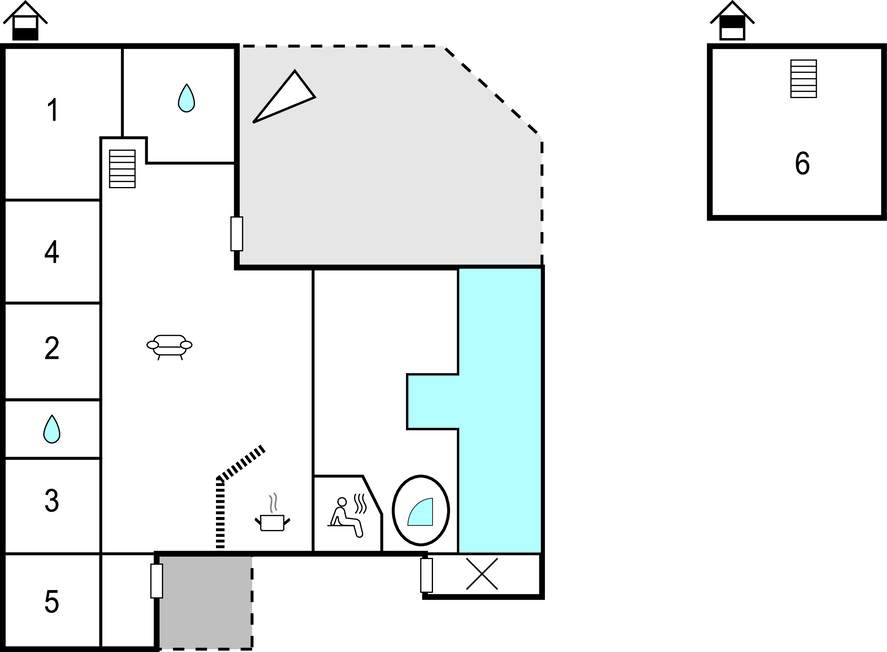 Feriehuse - Klegod , Danmark - C21116 